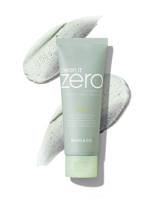 M&aacute;scara Facial Detox Argila e Carv&atilde;o Ativado Banila Co Clean it Zero